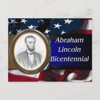 Abraham Lincoln Bicentennial Postkarte
