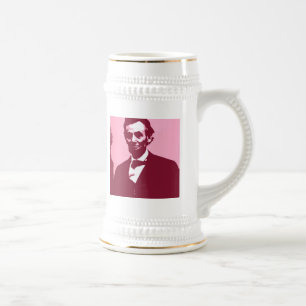 Abraham Lincoln Bierglas