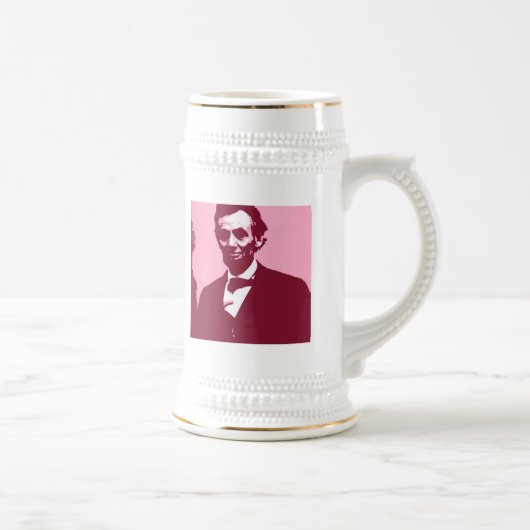 Abraham Lincoln Bierglas (Rechts)
