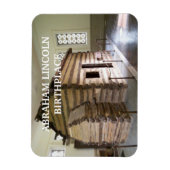 Abraham Lincoln Birthplace Cabin Magnet (Vertikal)