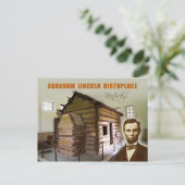 Abraham Lincoln Birthplace NHP, Kentucky Postkarte (Stehend Vorderseite)