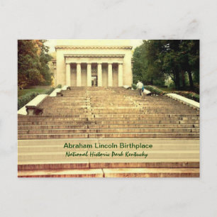 Abraham Lincoln Birthplace Postcard Postkarte