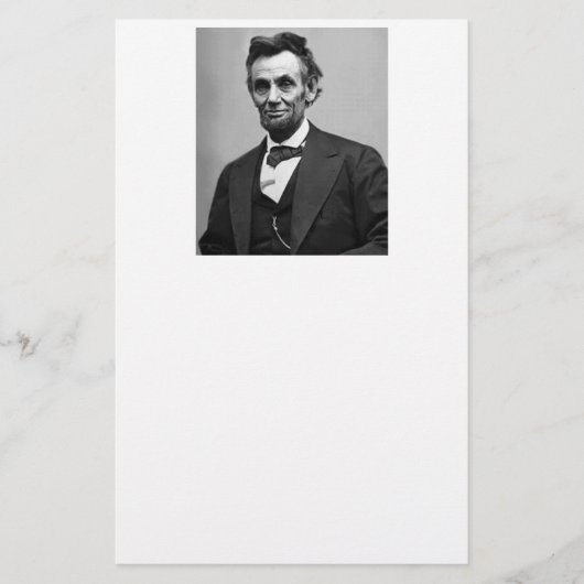Abraham Lincoln Briefpapier (Vorderseite)