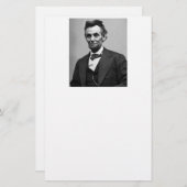 Abraham Lincoln Briefpapier (Vorne/Hinten)
