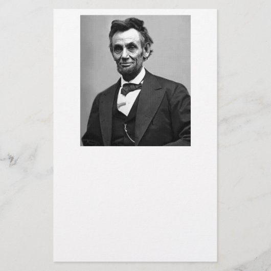 Abraham Lincoln Briefpapier (Vorderseite)