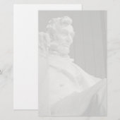 Abraham Lincoln Briefpapier (Vorne/Hinten)