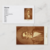 Abraham Lincoln Business Card Visitenkarte (Vorne/Hinten)