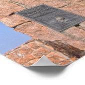 Abraham Lincoln Bust, Wyoming Poster (Ecke)