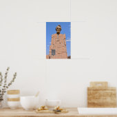 Abraham Lincoln Bust, Wyoming Poster (Küche)