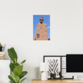 Abraham Lincoln Bust, Wyoming Poster (Heimbüro)