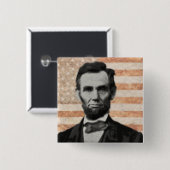 Abraham Lincoln Button (Vorne & Hinten)