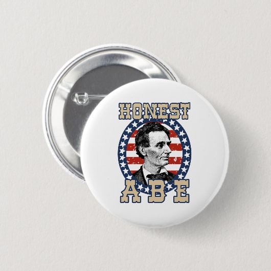 Abraham Lincoln Button (Vorne & Hinten)