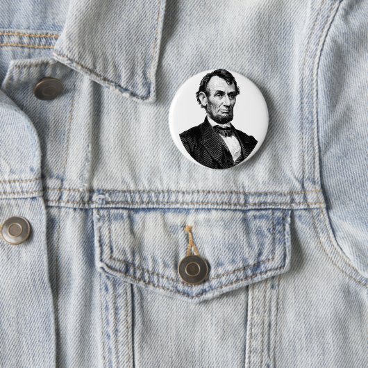 ABRAHAM LINCOLN BUTTON BACK ABZEICHEN (Beispiel)