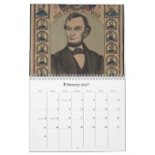 Abraham Lincoln Calendar Kalender (Feb 2027)