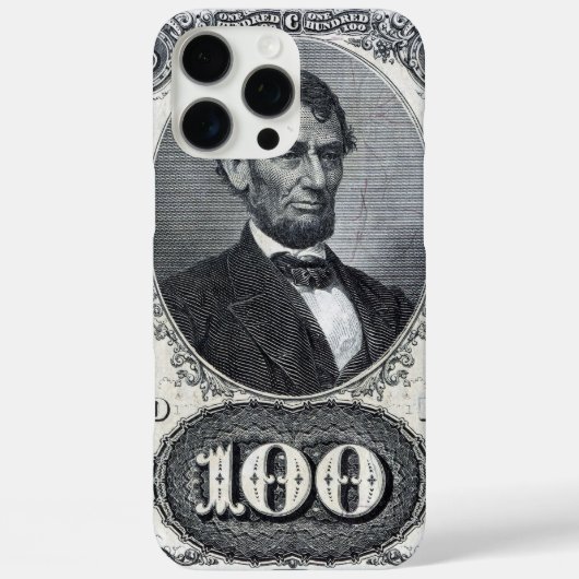 Abraham Lincoln Case-Mate iPhone Hülle (Rückseite)