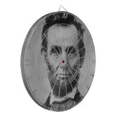 Abraham Lincoln Dartscheibe (Vorderseite Links)