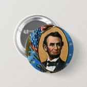 Abraham Lincoln, der Gettysburg-Adresse gibt Button (Vorne & Hinten)