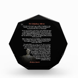 Abraham Lincoln - Die Rede von Gettysburg Fotoblock