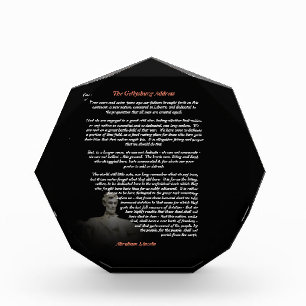 Abraham Lincoln - Die Rede von Gettysburg Fotoblock