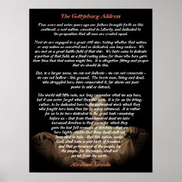Abraham Lincoln - Die Rede von Gettysburg Poster