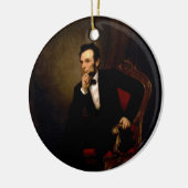 Abraham Lincoln durch George Peter Alexander Healy Keramikornament (Links)