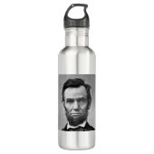 Abraham Lincoln Edelstahlflasche (Vorderseite)