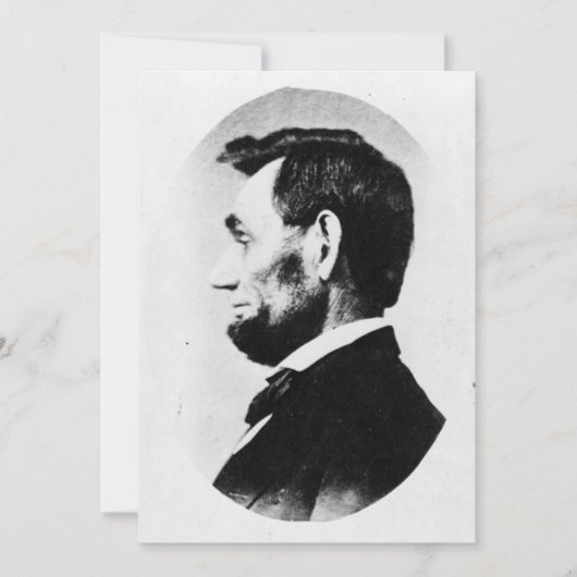 Abraham Lincoln Einladung (Vorderseite)