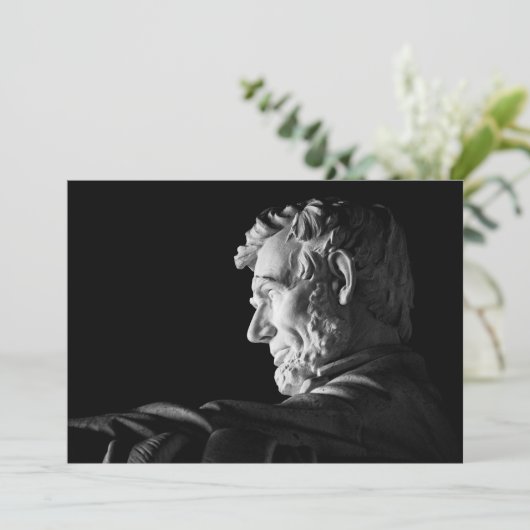 Abraham Lincoln Einladung (Stehend Vorderseite)