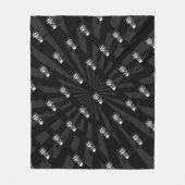 Abraham Lincoln Erklärung zur Präsidentschaftswahl Fleecedecke (Vorderseite)