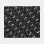 Abraham Lincoln Erklärung zur Präsidentschaftswahl Fleecedecke (Vorderseite (Horizontal))