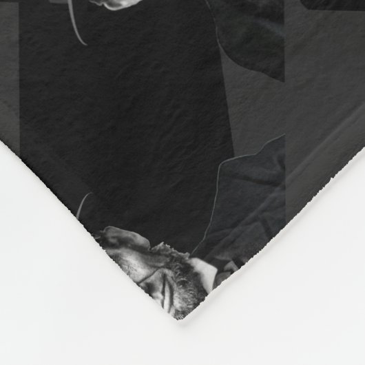 Abraham Lincoln Erklärung zur Präsidentschaftswahl Fleecedecke (Ecke)