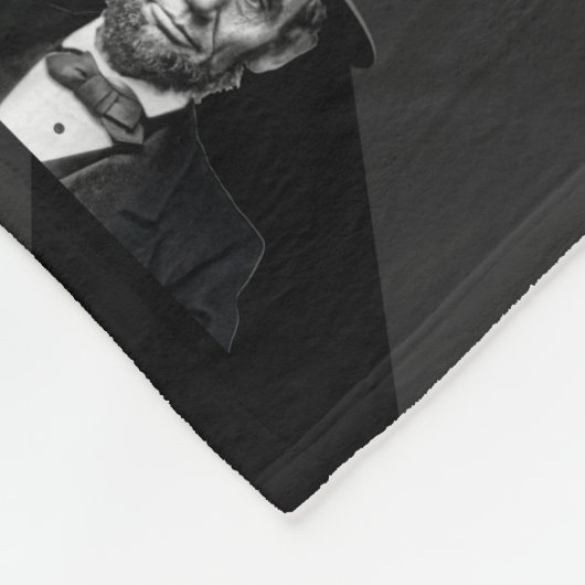 Abraham Lincoln Erklärung zur Präsidentschaftswahl Fleecedecke (Ecke)