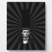 Abraham Lincoln Erklärung zur Präsidentschaftswahl Fotoplatte (Vorderseite)