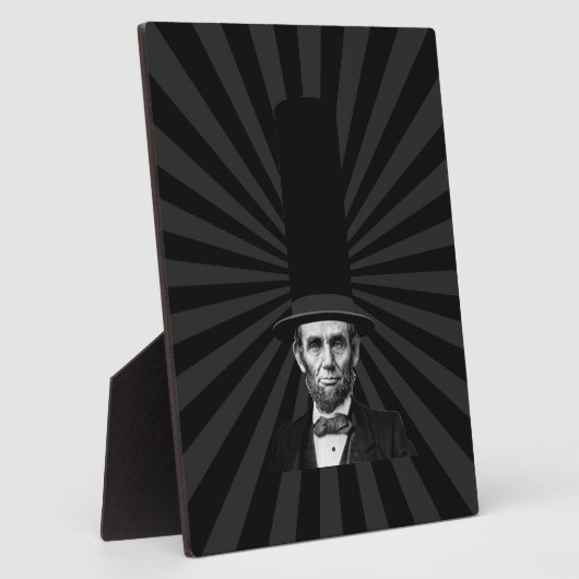 Abraham Lincoln Erklärung zur Präsidentschaftswahl Fotoplatte (Seite)