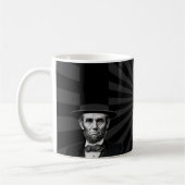 Abraham Lincoln Erklärung zur Präsidentschaftswahl Kaffeetasse (Links)