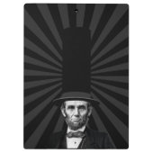 Abraham Lincoln Erklärung zur Präsidentschaftswahl Klemmbrett (Rückseite)