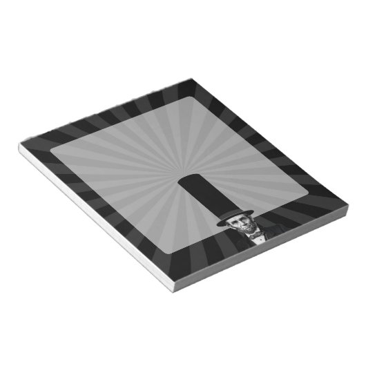 Abraham Lincoln Erklärung zur Präsidentschaftswahl Notizblock (angewinkelt)