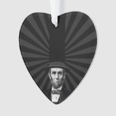 Abraham Lincoln Erklärung zur Präsidentschaftswahl Ornament (Vorderseite)
