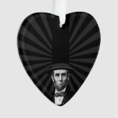 Abraham Lincoln Erklärung zur Präsidentschaftswahl Ornament (Vorderseite)