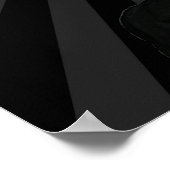 Abraham Lincoln Erklärung zur Präsidentschaftswahl Poster (Ecke)