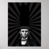 Abraham Lincoln Erklärung zur Präsidentschaftswahl Poster (Vorne)