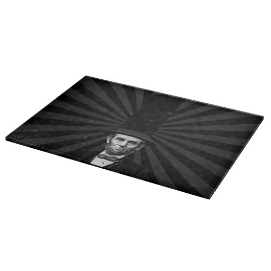 Abraham Lincoln Erklärung zur Präsidentschaftswahl Schneidebrett (Ecke)