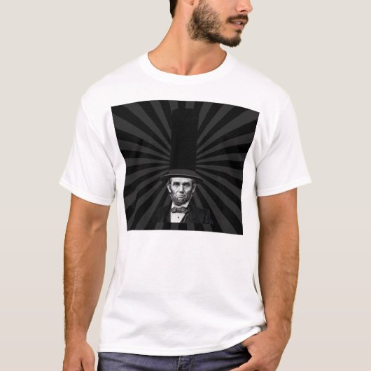 Abraham Lincoln Erklärung zur Präsidentschaftswahl T-Shirt (Vorderseite)