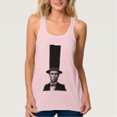 Abraham Lincoln Erklärung zur Präsidentschaftswahl Tank Top (Vorderseite)