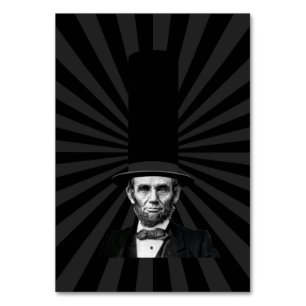 Abraham Lincoln Erklärung zur Präsidentschaftswahl Tischnummer