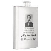 Abraham Lincoln-Flasche Laster Flachmann (Rechts)