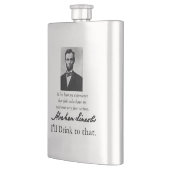 Abraham Lincoln-Flasche Laster Flachmann (Links)