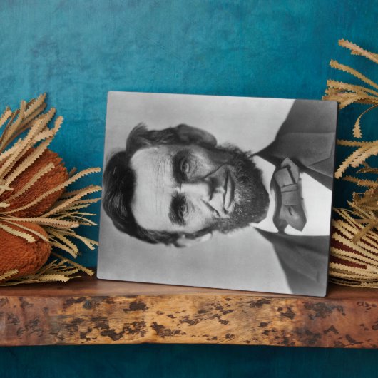 Abraham Lincoln Fotoplatte (Seite)