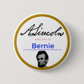 Abraham Lincoln für Button (Vorderseite)