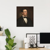 Abraham Lincoln - George Healy Fine Art Poster (Heimbüro)